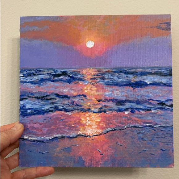 Other - Sunset Ocean Canvas Art